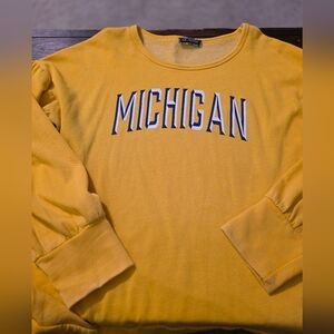 Michigan Yellow Sweatshirt